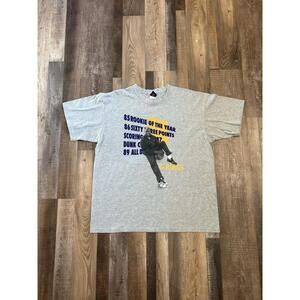 Michael Jordan 6 Rings Graphic T Shirt Xl Gray Jumpman Basketball